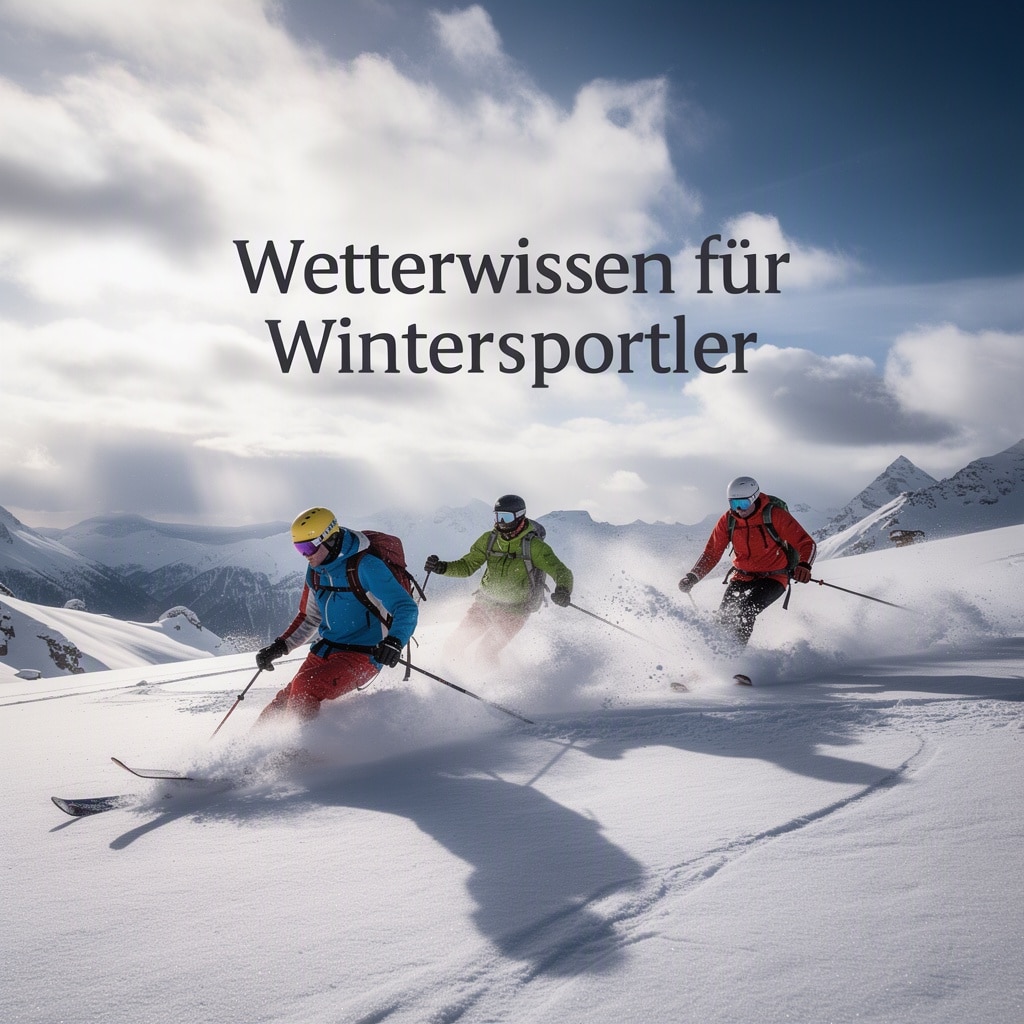 Wetterwissen für Wintersportler